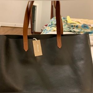 NWT- Madewell Black Large Transport Tote